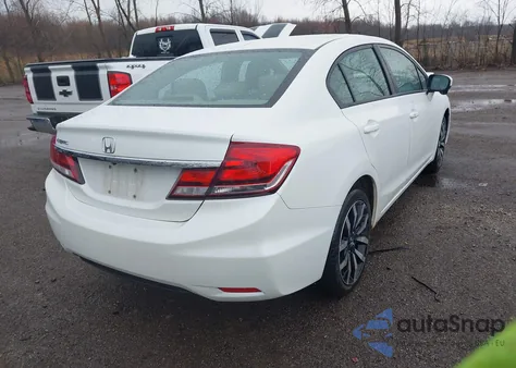 2014 Honda Civic Ex-L z USA, uszkodzony, nr VIN 19XFB2F97EE022470